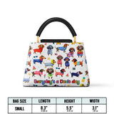 DachyCharm DOXIE HOLIDAY Leather Satchel Bag