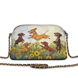 DachyCharm Wiener Bloomfield Leather Crossbody Bag