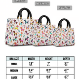 DachyCharm Dachshund Disco Lady Leather Bag