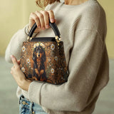 DachyCharm Daisy Crown Leather Satchel Bag