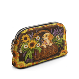 DachyCharm Dachshund Basket Leather Crossbody Bag