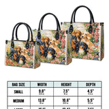 DachyCharm Garden Bliss Personalized Leather Bag