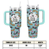 DachyCharm Girl Loves Wieners Tumbler
