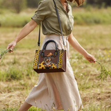 DachyCharm Sunflower Cowboy Leather Bag