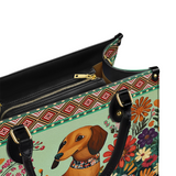 DachyCharm Wildflower Weenie Leather Bag