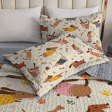 DachyCharm Doxie Whimsy Quilt 3-Piece Set