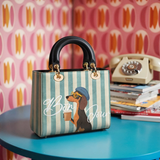 DachyCharm Say Bonjour Lady Leather Bag