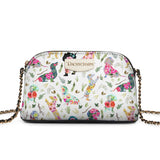 DachyCharm Floral Parade Personalized Leather Crossbody Bag