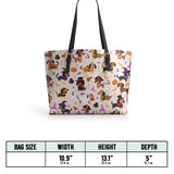 DachyCharm Trick or Treat Tails Leather Tote Bag