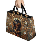 DachyCharm Daisy Crown Lady Leather Bag