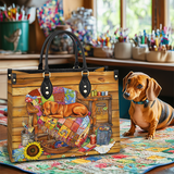 DachyCharm Patchwork Nap Leather Bag