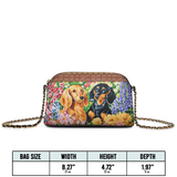DachyCharm Bloom Buddies Leather Crossbody Bag