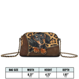DachyCharm Sassy Doxie Leather Crossbody Bag