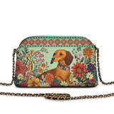 DachyCharm Wildflower Weenie Leather Crossbody Bag