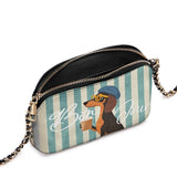 DachyCharm Say Bonjour Leather Crossbody