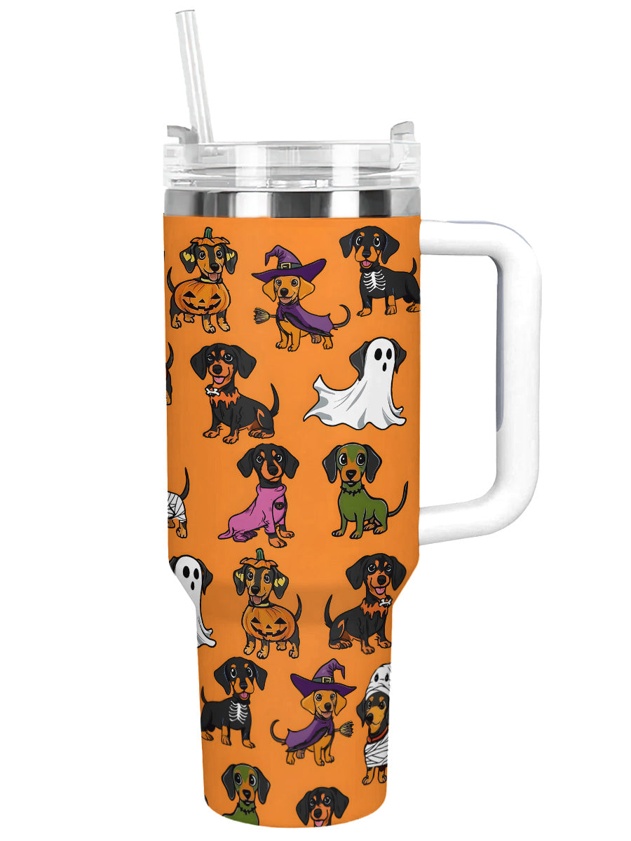 DachyCharm Spooky Dachshund Tumbler
