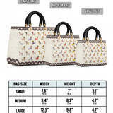 DachyCharm Doxie Parade Lady Leather Bag