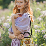 DachyCharm Sunshine Doxie Leather Satchel Bag