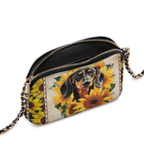 DachyCharm Sunbeam Pup Leather Crossbody Bag