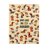 Dachycharm Big Attitude Fleece Blanket