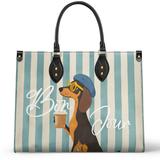 DachyCharm Say Bonjour Leather Bag