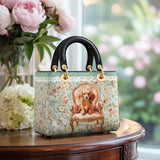 DachyCharm Velvet Throne Lady Leather Bag