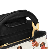 DachyCharm CUTENESS OVERLOAD Leather Satchel Bag