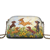 DachyCharm Wiener Bloomfield Leather Crossbody Bag
