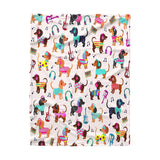 Dachycharm Groovy Beats Fleece Blanket
