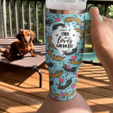 DachyCharm Girl Loves Wieners Tumbler