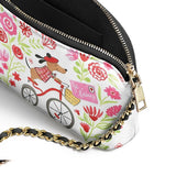 DachyCharm Je T’aime Bloom Leather Crossbody Bag