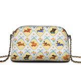 DachyCharm Puppy Delight Leather Crossbody Bag