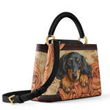 DachyCharm Floppy Soul Leather Satchel Bag
