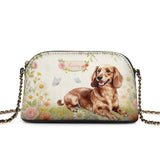 DachyCharm Sunny Meadow Personalized Leather Crossbody Bag