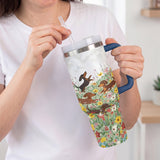 DachyCharm Happy Meadow Doxies Tumbler