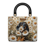DachyCharm DAISY BLOOM PERSONALIZED Lady Leather Bag