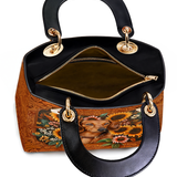 DachyCharm Prairie Doxie Lady Leather Bag