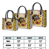 DachyCharm Sunbeam Pup Personalized Leather Bag