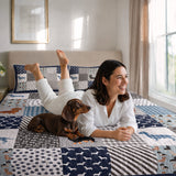 DachyCharm Dachshund Delight Quilt 3-Piece Set