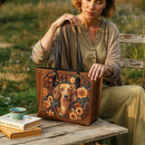 DachyCharm Autumn Gaze Leather Tote Bag Sample