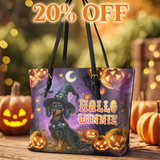 DachyCharm HalloWinnie Leather Tote Bag