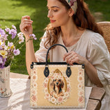 DachyCharm Golden Bloom Leather Bag