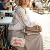 DachyCharm Heartful Meadow Leather Crossbody Bag