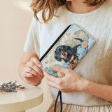 DachyCharm Blue Nest Leather Wallet