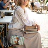 DachyCharm Say Bonjour Leather Crossbody