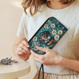 DachyCharm Daisy Meadow Doxie Leather Wallet
