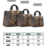 DachyCharm ROSEWOOD QUEEN PERSONALIZED Lady Leather Bag