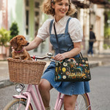 DachyCharm Groovy Doxie Vibes Leather Bag