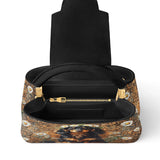 DachyCharm Daisy Crown Leather Satchel Bag