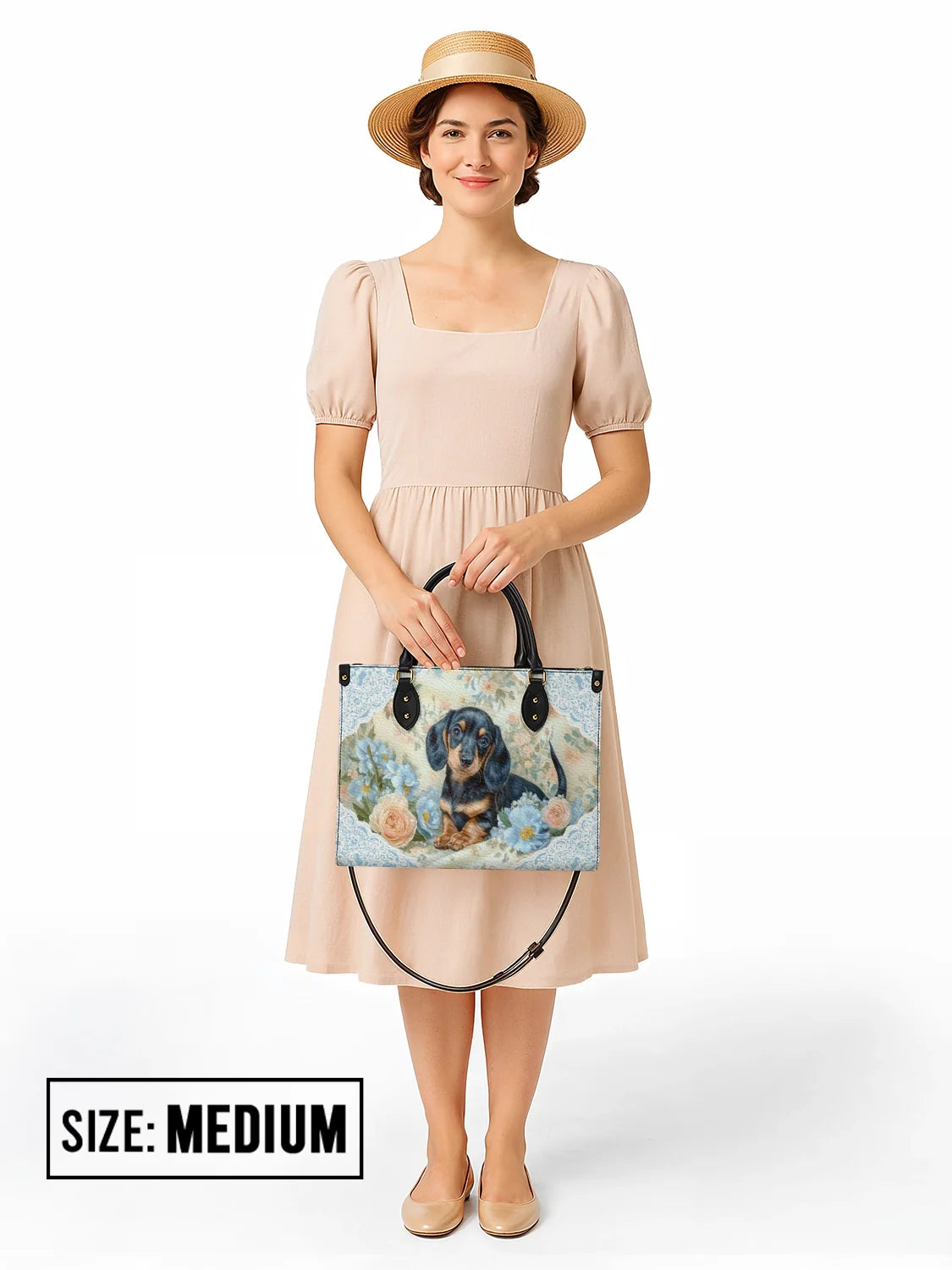 DachyCharm Blue Nest Leather Bag